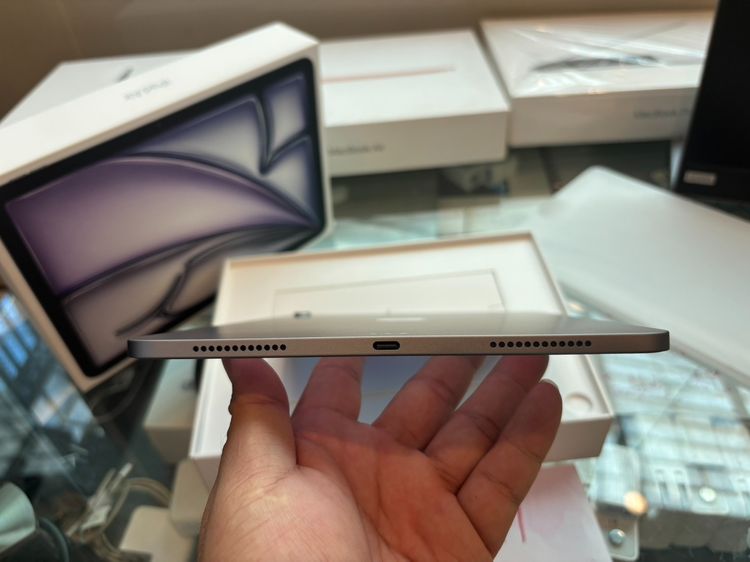 ขาย ipad Air gen7 M3 128 ยกกล่องไร้รอย ศูนย์ไทย อายุ5 เดือน ประกันเหลือเยอะ ขาย13900 บาท ครับ รูปที่ 5