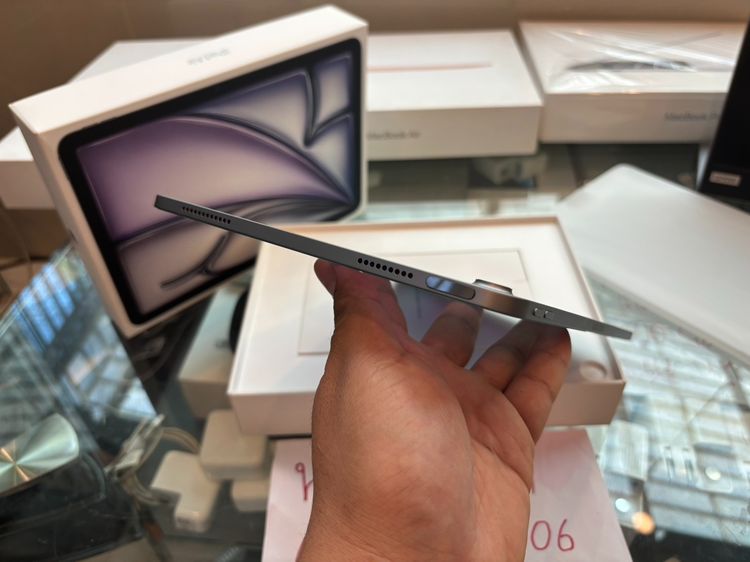 ขาย ipad Air gen7 M3 128 ยกกล่องไร้รอย ศูนย์ไทย อายุ5 เดือน ประกันเหลือเยอะ ขาย13900 บาท ครับ รูปที่ 8