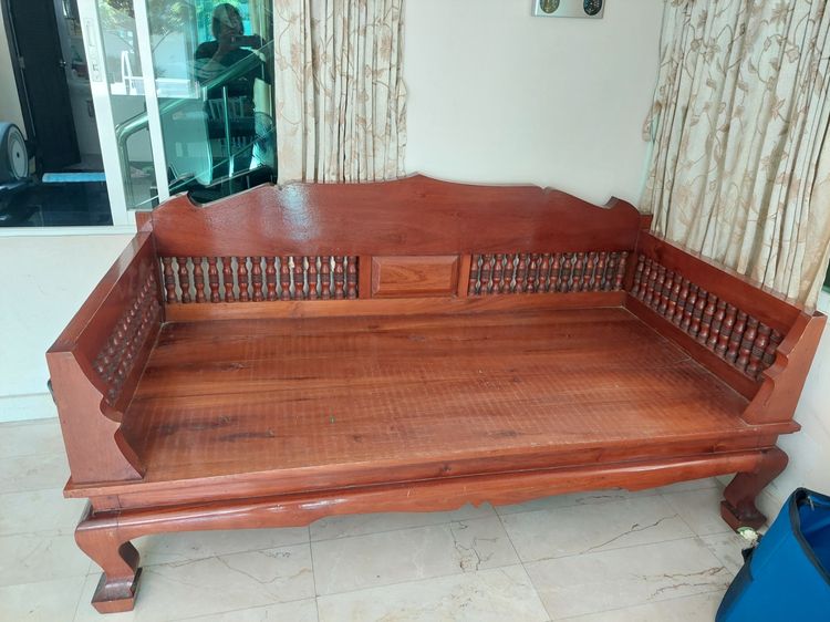 เตียงตั่งไม้สัก นั่ง รูปที่ 3