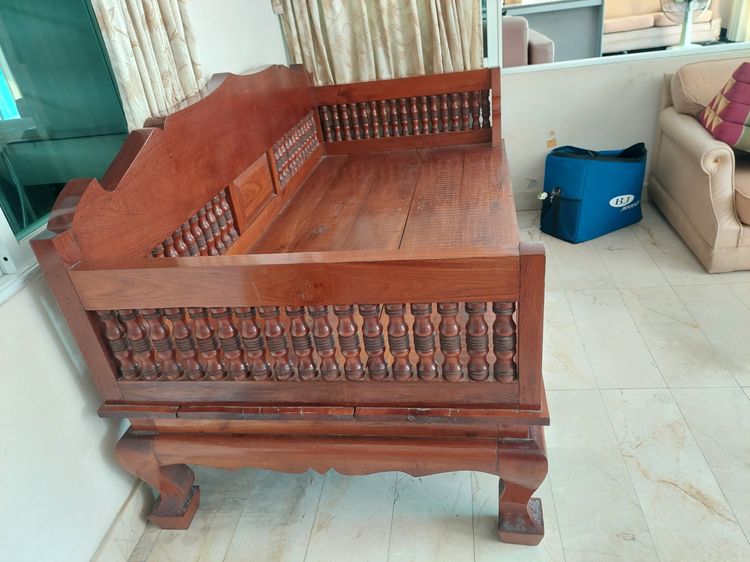 เตียงตั่งไม้สัก นั่ง รูปที่ 2