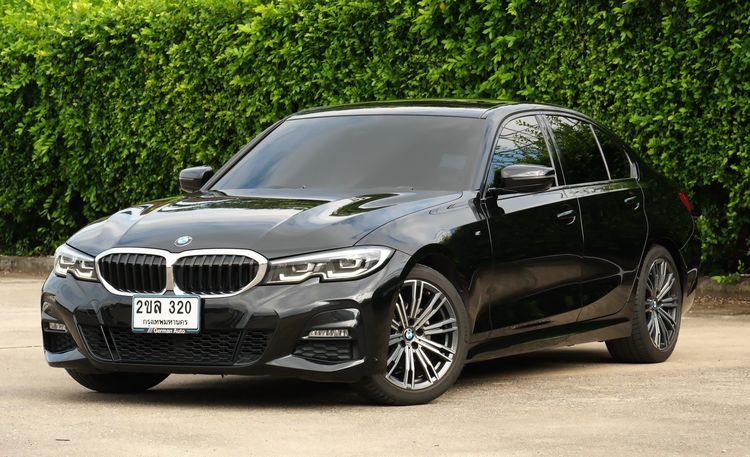 BMW Series 3 2021 320d Sedan ดีเซล ไม่ติดแก๊ส เกียร์อัตโนมัติ ดำ รูปที่ 3