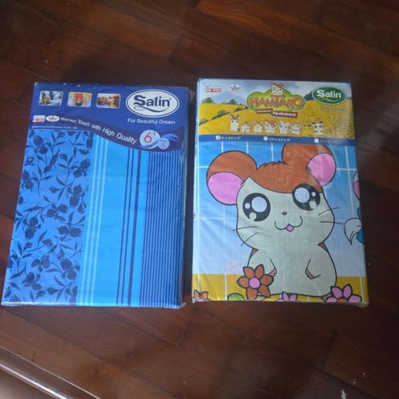 2ชุดแถมหมอน1ใบผ้าปูที่นอนซาติน 6 ฟุต 5 ชิ้น ของใหม่ไม่ได้ใช้ รูปที่ 2