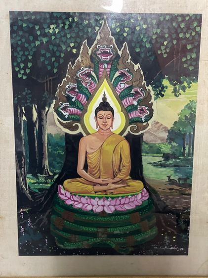 ภาพวาดพระพุทธเจ้าปางสมาธิ รูปที่ 2