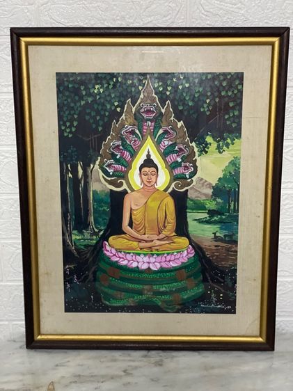 ภาพวาดพระพุทธเจ้าปางสมาธิ