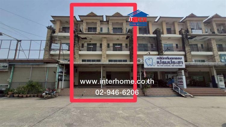 อาคารพาณิชย์ 3 ชั้น 50 ตร.ว. โครงการเปรมประชาพรีเมียร์ บางปะอิน ถนนอยุธยา-บางปะหัน ถนนทางหลวงแผ่นดินหมายเลข3309 บางปะอิน พระนครศรีอยุธยา