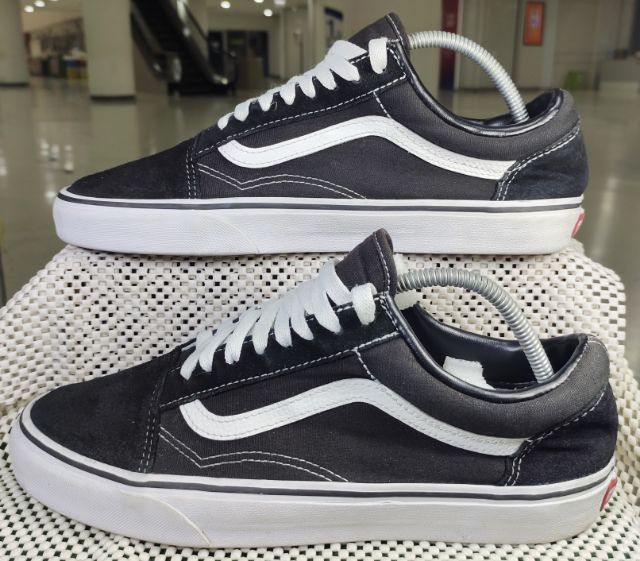 รองเท้า💥 VANS💥ของแท้‼️หนังกลับ สีดำ พื้นเดิมๆ สวยๆ สภาพดี💥ไซร์ 43 รูปที่ 13