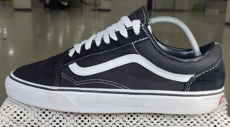 รองเท้า💥 VANS💥ของแท้‼️หนังกลับ สีดำ พื้นเดิมๆ สวยๆ สภาพดี💥ไซร์ 43 รูปที่ 5