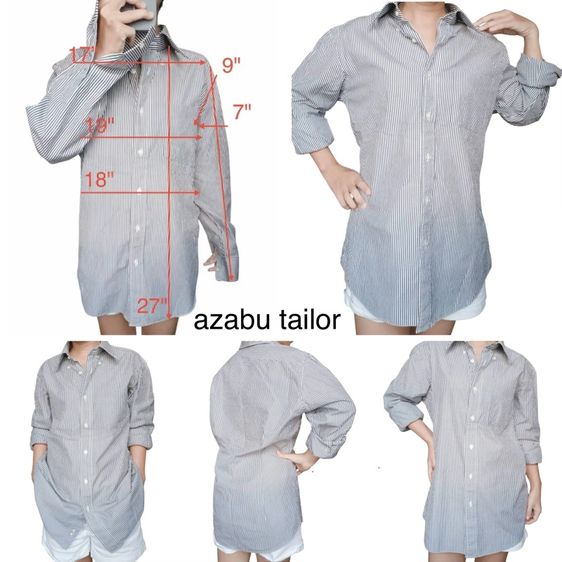 เชิ้ตลายทาง ชาย หญิง ใส่ได้ สนใจตัวไหน ทักถามได้ รูปที่ 14