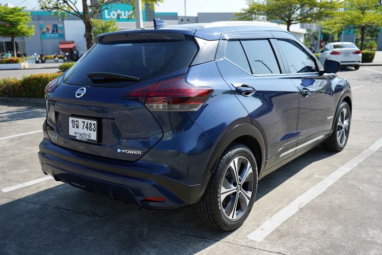 Nissan Kicks 2023 1.2 V Utility-car ไฟฟ้า เกียร์อัตโนมัติ น้ำเงิน รูปที่ 4