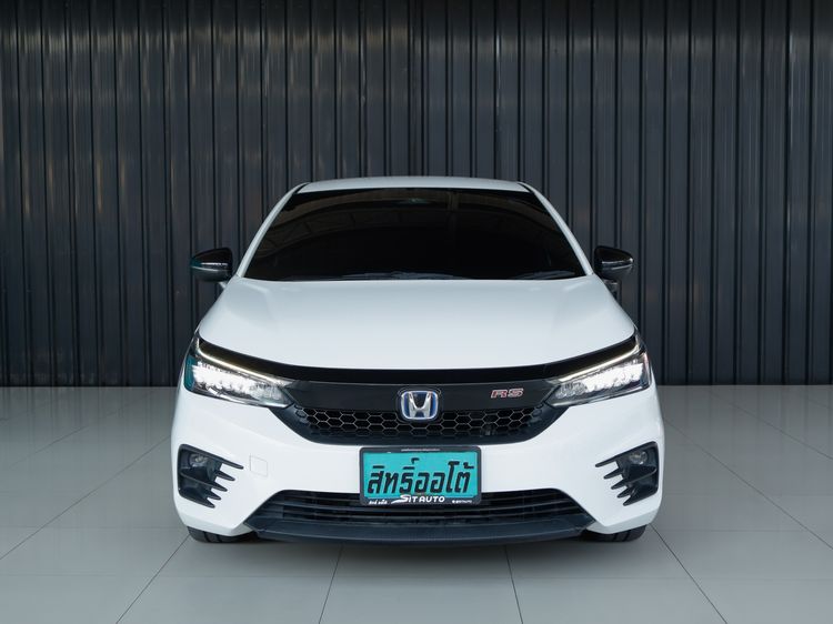 Honda City 2021 1.5 e:HEV RS Sedan ไฮบริด ไม่ติดแก๊ส เกียร์อัตโนมัติ ขาว รูปที่ 2