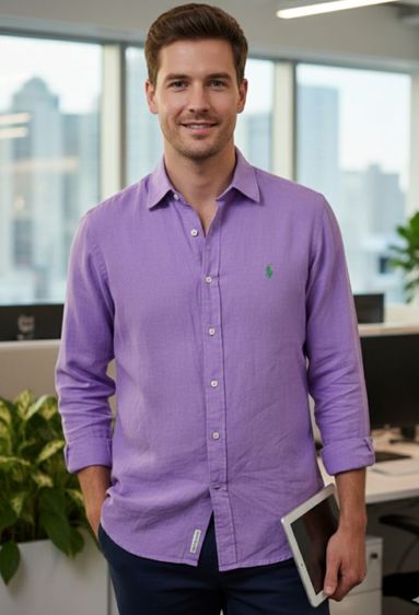 อื่นๆ อื่นๆ แขนยาว เสื้อเชิ้ต Polo Ralph Lauren ลินิน
