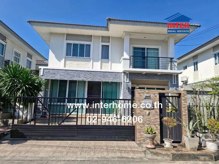 บ้านเดี่ยว 2 ชั้น 54 ตร.ว. หมู่บ้านเดอะแพลนท์ นวมินทร์ ใกล้โลตัส ซอยนวมินทร์86 ถนนนวมินทร์ เขตคันนายาว กรุงเทพมหานคร