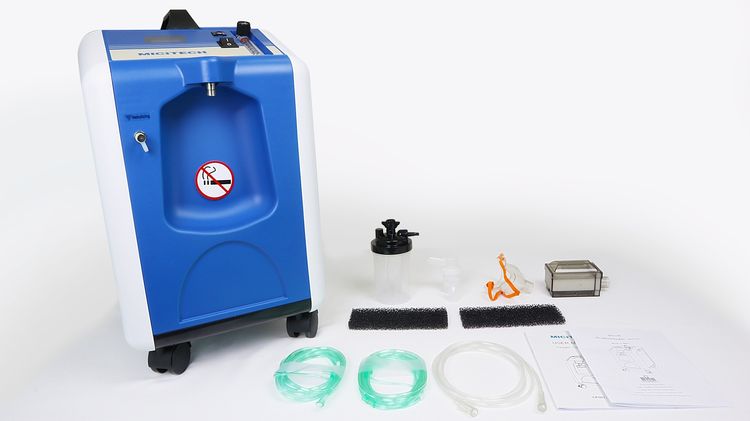 เครื่องผลิตออกซิเจน MICITECH Oxygen Concentrator รุ่น CP101 ขนาด 10 ลิตร รูปที่ 4