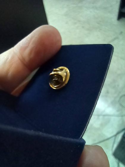 เข็มกลัดพ่อขุนรามคำแหง 2514 กะไหล่ทอง ล้อมเพชร พร้อมกล่อง รูปที่ 2