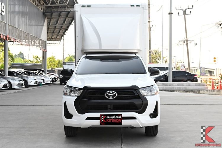 Toyota Hilux Revo 2022 2.4 Entry Pickup ดีเซล ไม่ติดแก๊ส เกียร์ธรรมดา ขาว รูปที่ 2