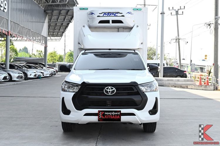 Toyota Hilux Revo 2021 2.4 Entry Pickup ดีเซล ไม่ติดแก๊ส เกียร์ธรรมดา ขาว รูปที่ 2