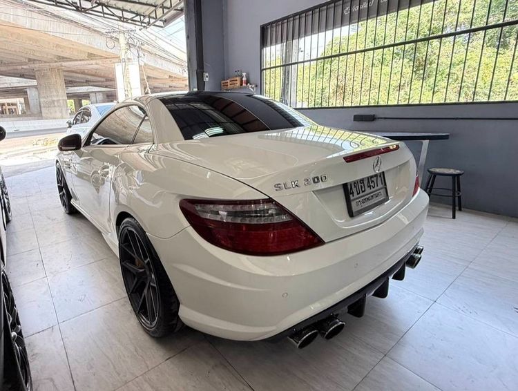 Mercedes-Benz SLK-Class 2014 SLK200 AMG Sedan เบนซิน ไม่ติดแก๊ส เกียร์อัตโนมัติ ขาว รูปที่ 4