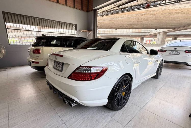 Mercedes-Benz SLK-Class 2014 SLK200 AMG Sedan เบนซิน ไม่ติดแก๊ส เกียร์อัตโนมัติ ขาว รูปที่ 3