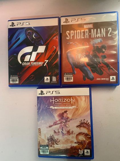 เกมส์ แผ่นPS5 สภาพดี กล่องครบ ทุกแผ่นใช้งานปกติ