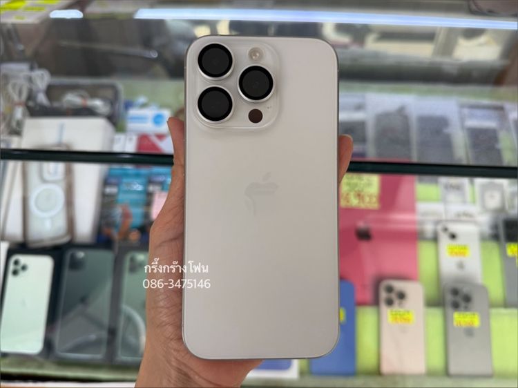 i phone 15 Pro 128GB แบต 86 จอดำ 1 จุด รูปที่ 2