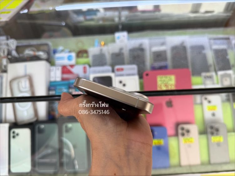 i phone 15 Pro 128GB แบต 86 จอดำ 1 จุด รูปที่ 5