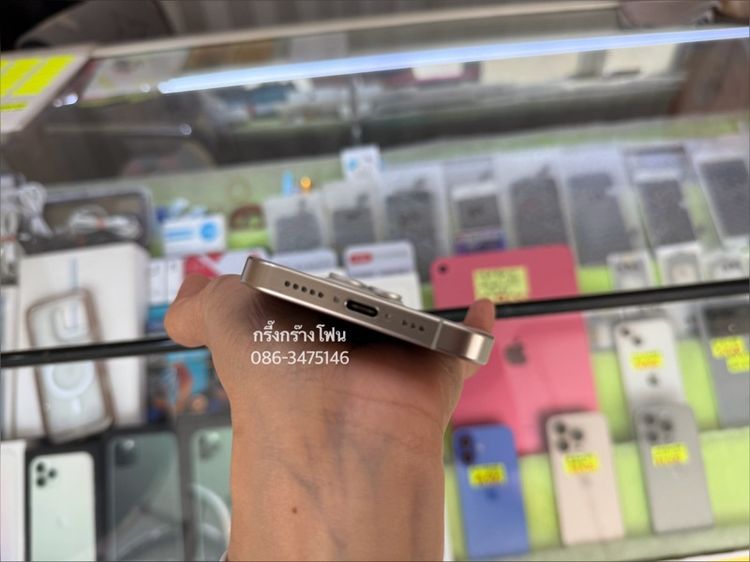 i phone 15 Pro 128GB แบต 86 จอดำ 1 จุด รูปที่ 6