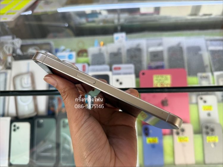 i phone 15 Pro 128GB แบต 86 จอดำ 1 จุด รูปที่ 3