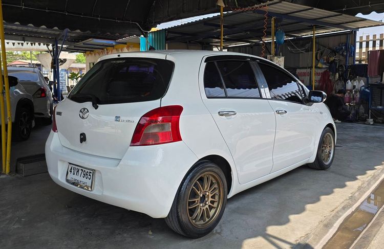 Toyota Yaris 2008 1.5 E Limited Sedan เบนซิน ไม่ติดแก๊ส เกียร์อัตโนมัติ ขาว รูปที่ 4