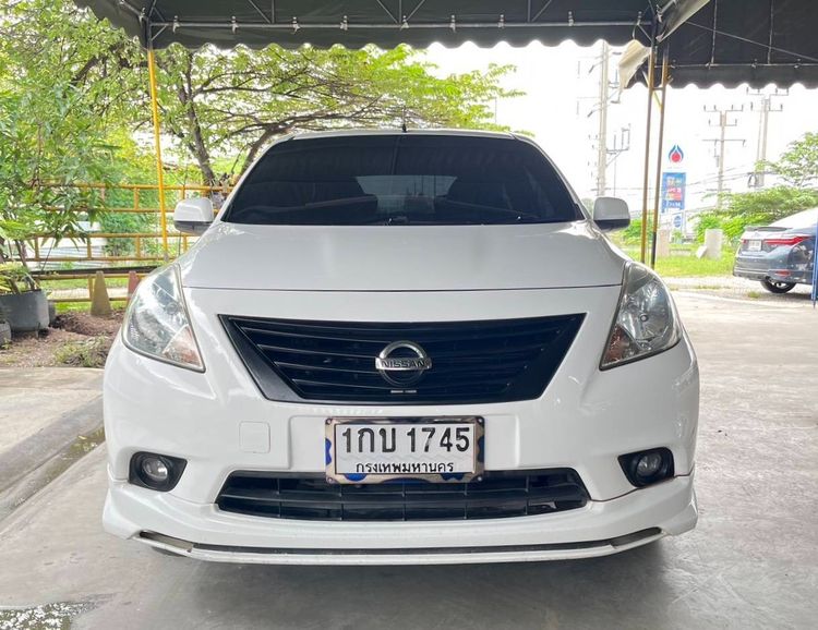 Nissan Almera 2013 1.2 V Sedan เบนซิน ไม่ติดแก๊ส เกียร์อัตโนมัติ ขาว รูปที่ 2
