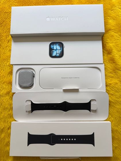 เงิน ซิลิโคน Apple Watch 11-42มิน ใหม่มาก