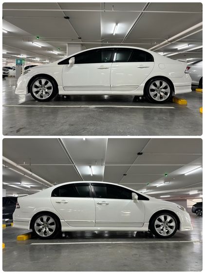 Honda Civic 2009 1.8 E Wise Edition i-VTEC Sedan เบนซิน LPG เกียร์อัตโนมัติ ขาว รูปที่ 4