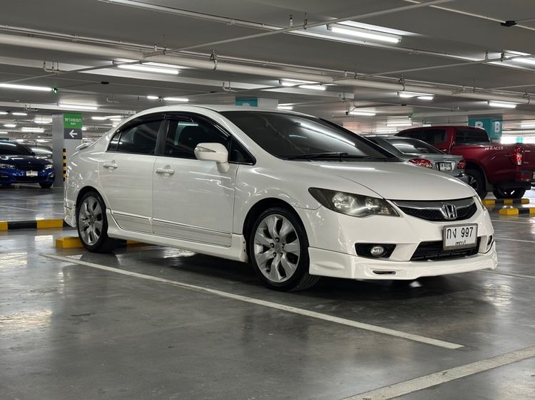 Honda Civic 2009 1.8 E Wise Edition i-VTEC Sedan เบนซิน LPG เกียร์อัตโนมัติ ขาว รูปที่ 3