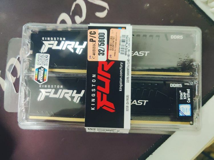 RAM DDR5 5600MHz 32GB (16GBx2) Kingston Fury Beast รูปที่ 2