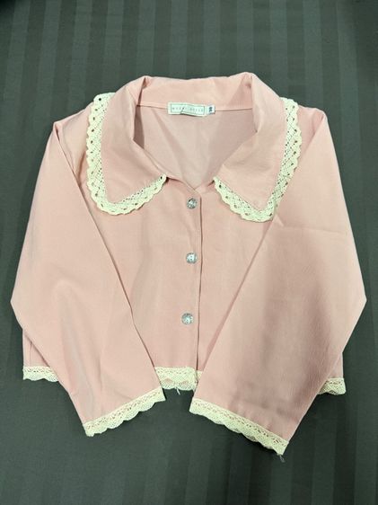 แขนยาว ชมพู ฟรีไซส์ อื่นๆ อื่นๆ เสื้อผ้าผู้หญิง