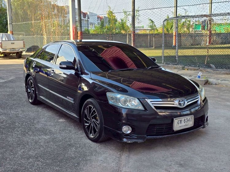 Toyota Camry 2009 2.4 Hybrid Sedan ไฮบริด ไม่ติดแก๊ส เกียร์อัตโนมัติ ดำ รูปที่ 2