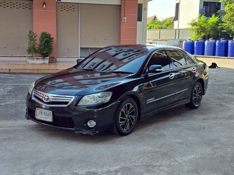 Toyota Camry 2009 2.4 Hybrid Sedan ไฮบริด ไม่ติดแก๊ส เกียร์อัตโนมัติ ดำ รูปที่ 3