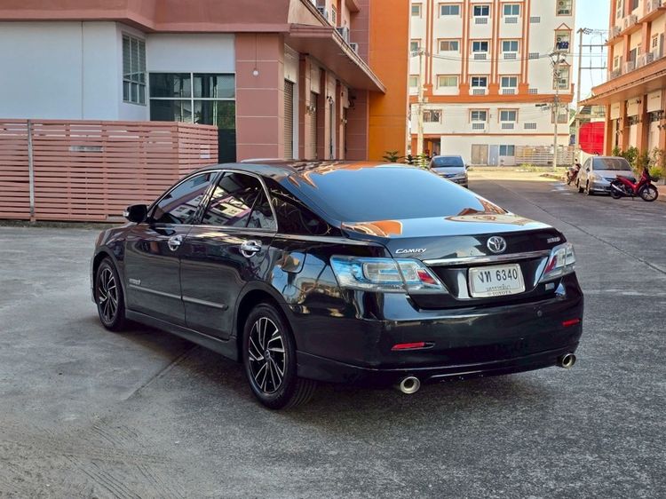 Toyota Camry 2009 2.4 Hybrid Sedan ไฮบริด ไม่ติดแก๊ส เกียร์อัตโนมัติ ดำ รูปที่ 4