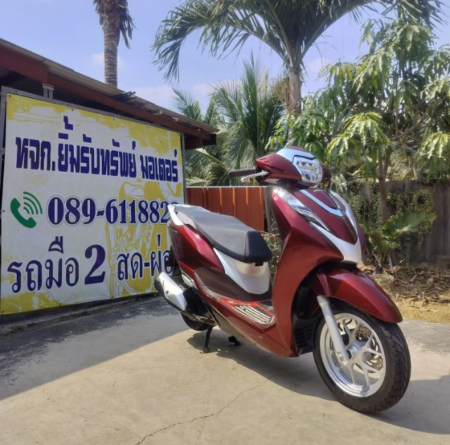 Honda 2024 Lead4Vสีแดงจดปี24 ไมค์6พันกิโล