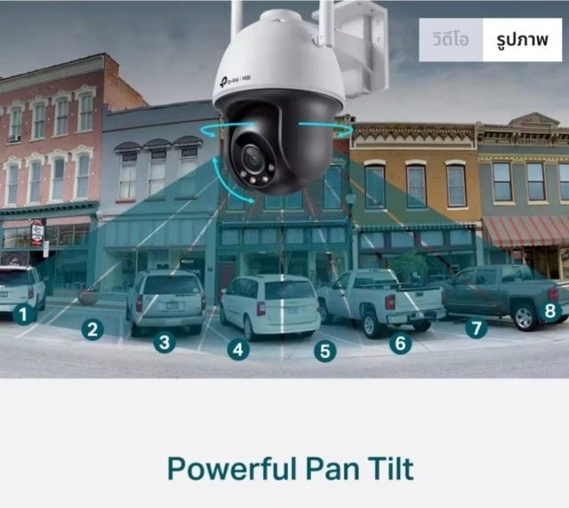 กล้องวงจรปิด outdoor (กันน้ำ)
full color Wifi - Network camera รูปที่ 8