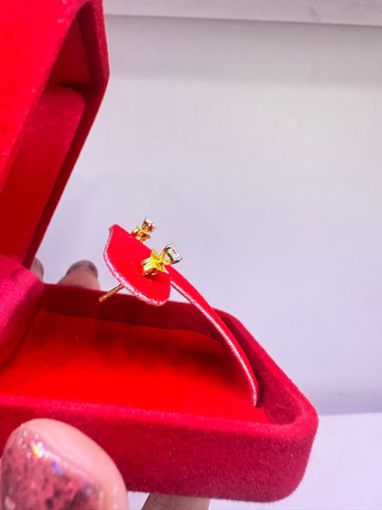 ต่างหูเพชรแท้ธรรมชาติมือ1 รูปที่ 4