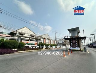 ทาวน์เฮ้าส์ 2 ชั้น 21.7 ตร.ว. หมู่บ้านพฤกษา40 รังสิต คลอง3 ถนนรังสิต-นครนายก ถนนเลียบคลองสาม คลองหลวง ปทุมธานี