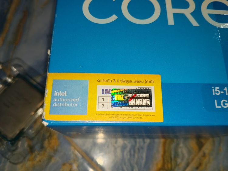 ขาย CPU ซีพียู INTEL CORE I5-12400F 2.5 GHz (SOCKET LGA 1700)  ประกันแอดไวท์แท้ 3ปี เริ่มเดือน1ปี2525 ใช้งานได้ปกติลื่นไหล อุปกรณ์ครบพร้อม รูปที่ 4