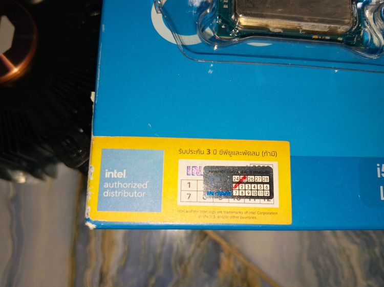 ขาย CPU ซีพียู INTEL CORE I5-12400F 2.5 GHz (SOCKET LGA 1700)  ประกันแอดไวท์แท้ 3ปี เริ่มเดือน1ปี2525 ใช้งานได้ปกติลื่นไหล อุปกรณ์ครบพร้อม รูปที่ 6