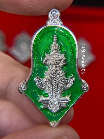 เหรียญท้าวเวสสุวรรณ รุ่นคุ้มภัยให้ลาภ ที่ระลึกอุปถัมภ์ประกวดพระเครื่อง หลวงพ่ออิฐ วัดจุฬามณี ปี63