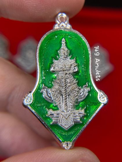 เหรียญท้าวเวสสุวรรณ รุ่นคุ้มภัยให้ลาภ ที่ระลึกอุปถัมภ์ประกวดพระเครื่อง หลวงพ่ออิฐ วัดจุฬามณี ปี63 รูปที่ 2