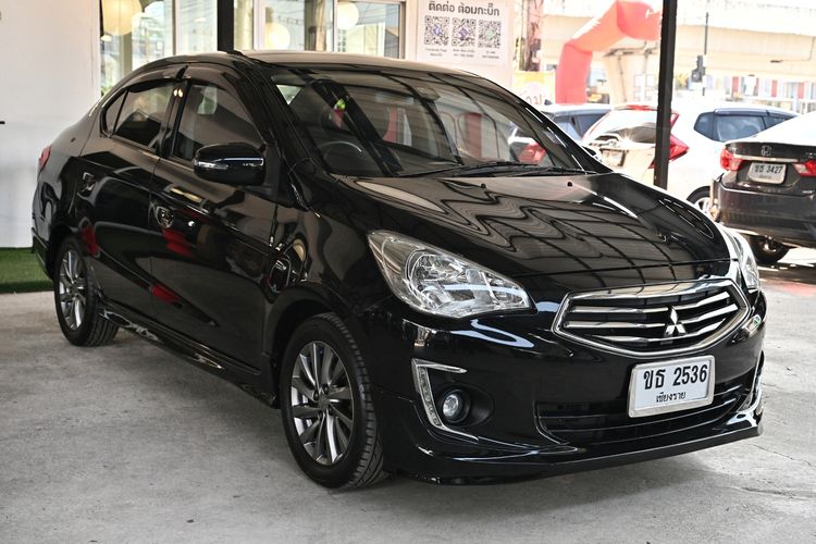 Mitsubishi Attrage 2019 1.2 GLS LTD Sedan เบนซิน ไม่ติดแก๊ส เกียร์อัตโนมัติ ดำ รูปที่ 3