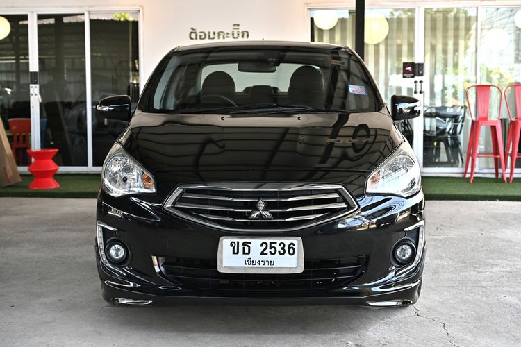 Mitsubishi Attrage 2019 1.2 GLS LTD Sedan เบนซิน ไม่ติดแก๊ส เกียร์อัตโนมัติ ดำ รูปที่ 2