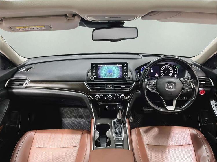 Honda Accord 2020 2.0 Hybrid Tech Sedan ไฮบริด ไม่ติดแก๊ส เกียร์อัตโนมัติ ดำ รูปที่ 4