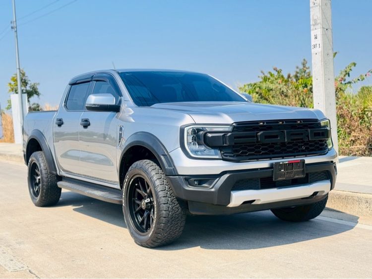 Ford Ranger 2024 2.0 Turbo Hi-Rider XLS Pickup ดีเซล ไม่ติดแก๊ส เกียร์อัตโนมัติ เทา รูปที่ 3