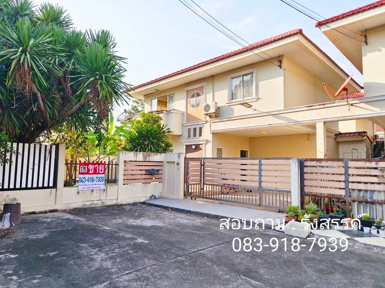 ขายบ้านแฝดสไตล์บ้านเดี่ยว 2 ชั้น บ้านอรุณวรรณ4 หลังริม ถนนเลียบคลองสอง ซอย 28 คลองสามวา